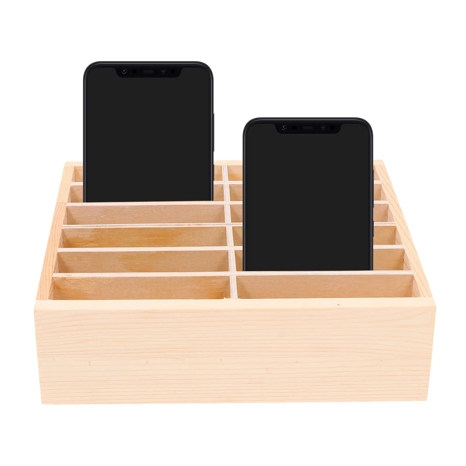 12-grids-wood-phone-storage-organizer-box-desktop-multi-compartment-holder-temporary-mobile-phone-case-for-classroom-office
