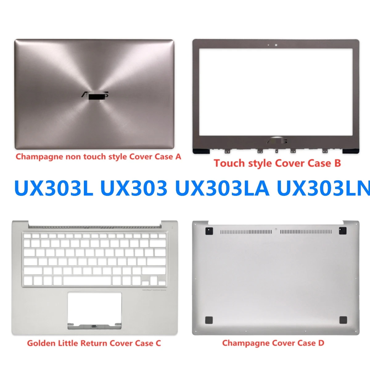 capa traseira para laptop moldura frontal palmrest fundo dobradica novo asus ux303l ux303 ux303la ux303ln 01