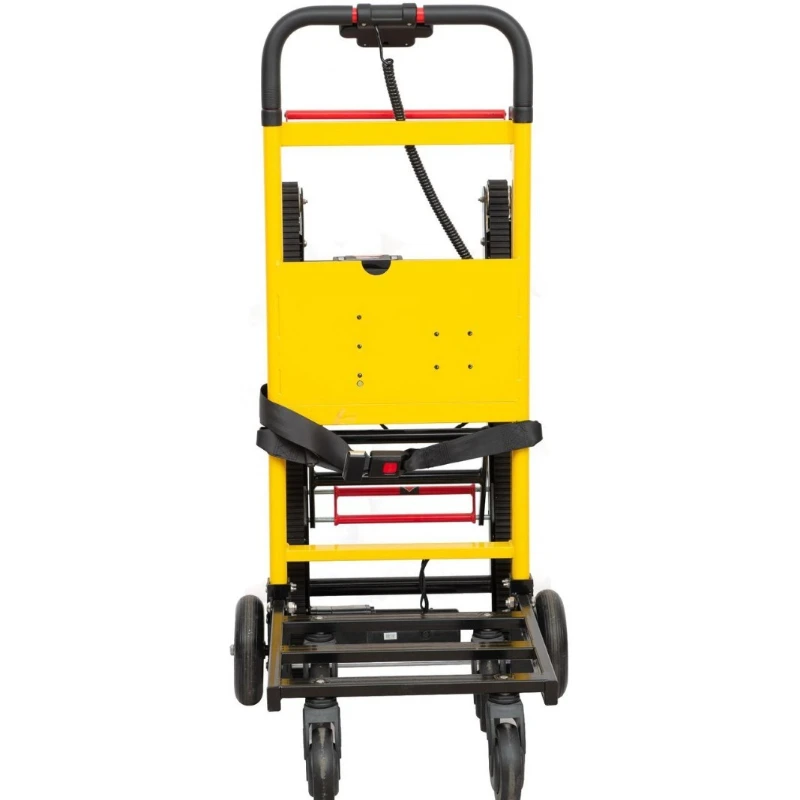 

Crawler electric climbing machine, cargo truck pulling truck up and down stairs, load pulling freight climbing machine