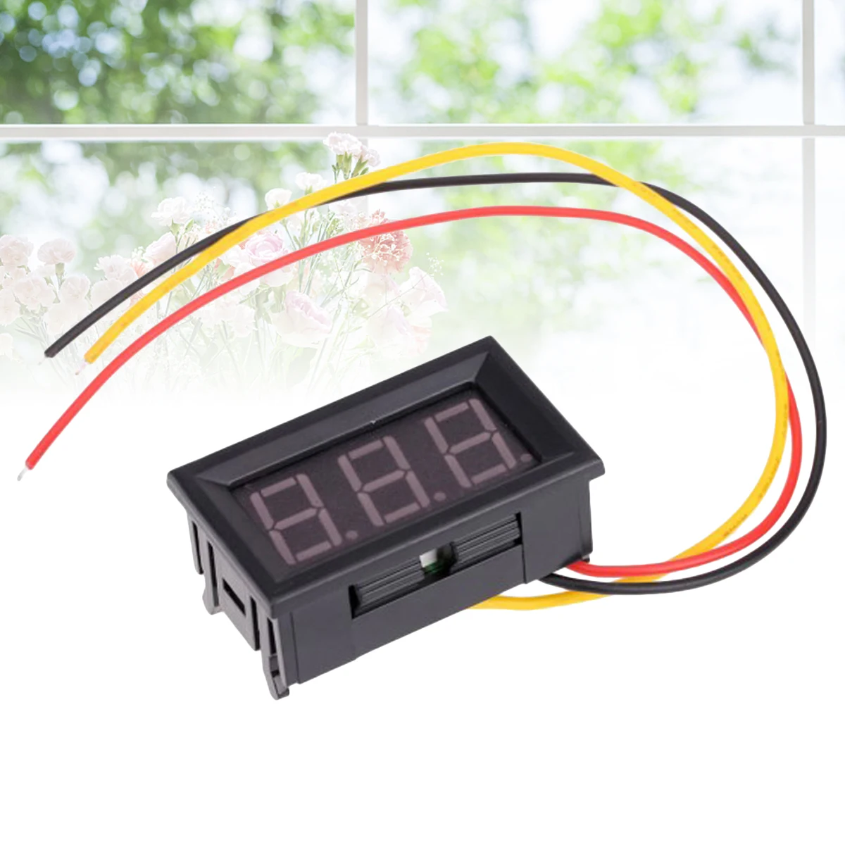 

Digital Voltmeter DC Voltage Gauge 3.5V Low Start LCD Display for Monitoring Motorcycle Three