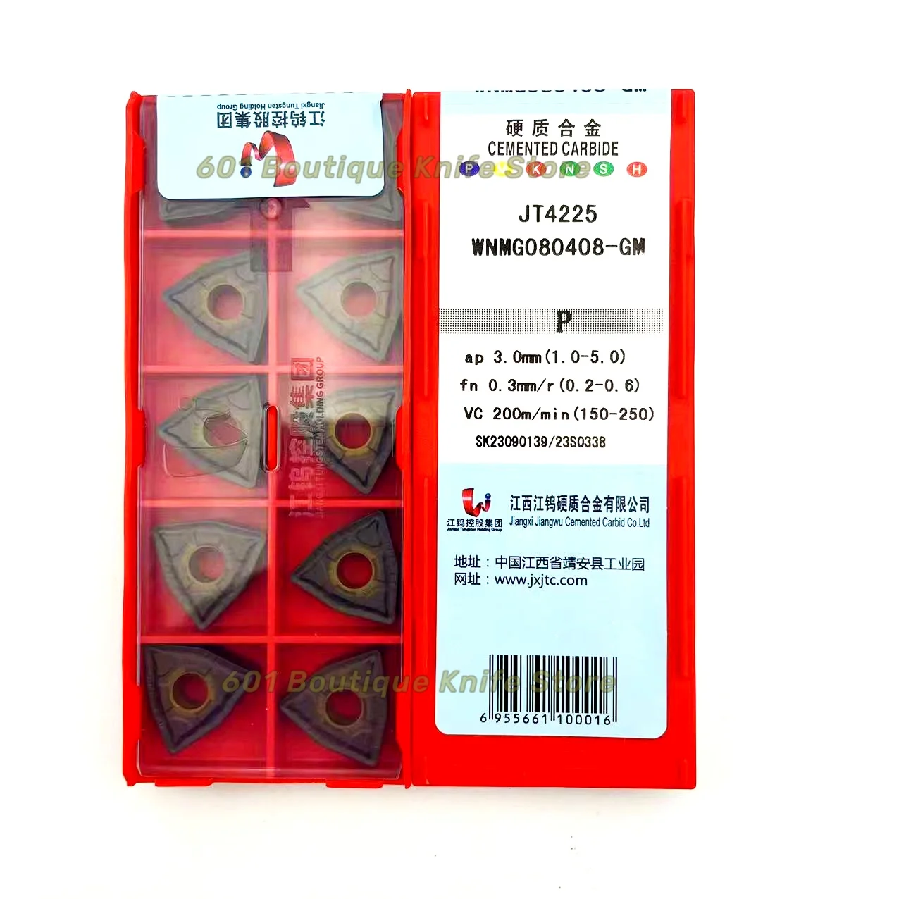 JXTC General turning inserts JT4225 WNMG080408-GM