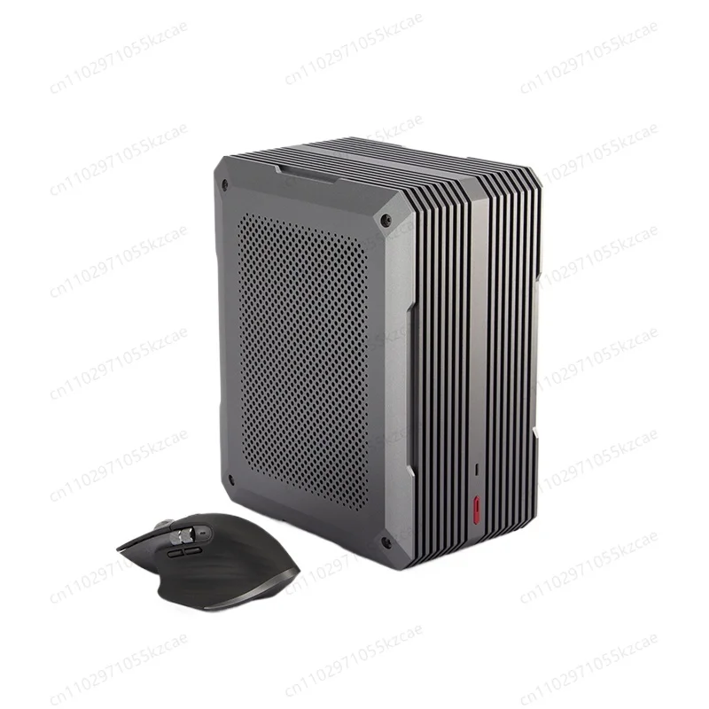 

New Small 1U Power Supply Galaxy A4miniITX Chassis Aluminum Alloy Desktop Computer DIY Mini Game Office PC
