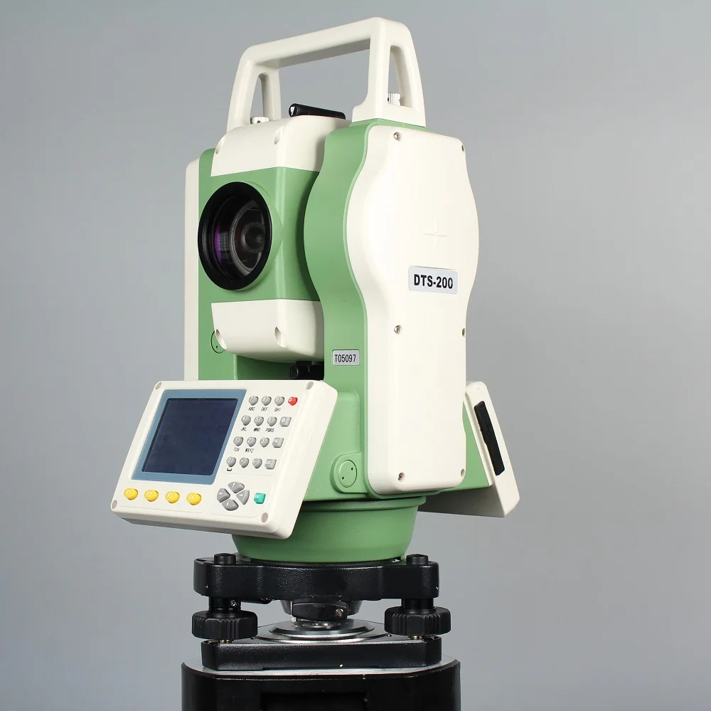 هيبو DTS-200 المسح ورسم الخرائط دقة 2 ''محطة المجموع مع الليزر تراكمت