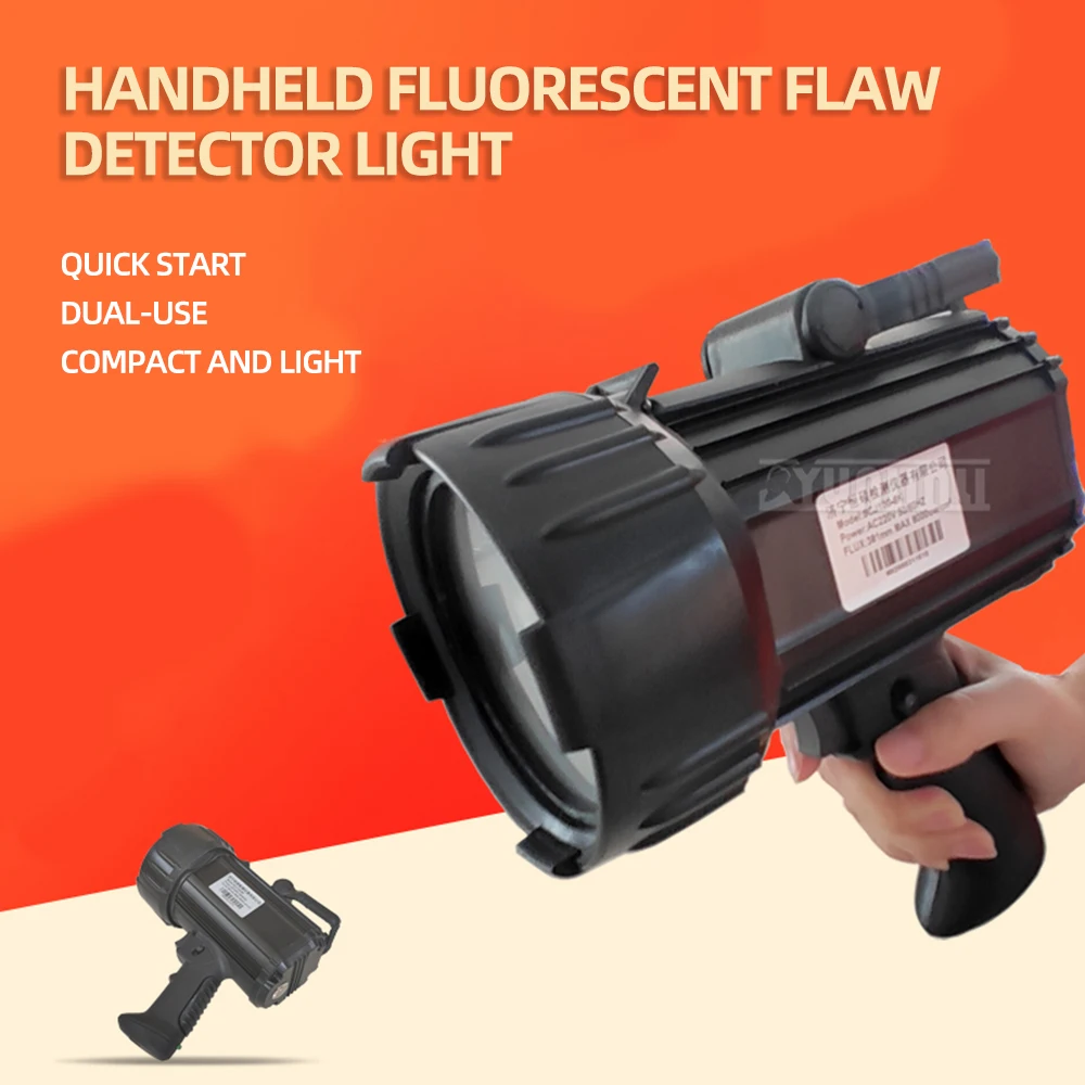 Black light ultraviolet flaw detection lamp hand-held magnetic particle inspection penetration flaw detection fluorescent lamp