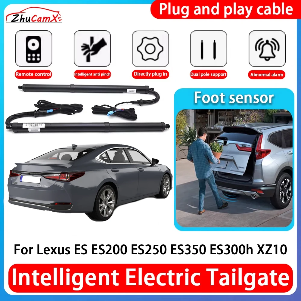 ZhuCamX For Lexus ES ES200 ES250 ES350 ES300h XZ10 Car Power Trunk Electric Suction Tailgate Intelligent Tail Gate Lift Strut