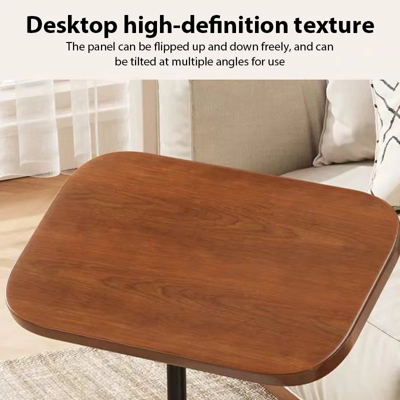Multifunctional Lift Workstation For Small Space Computer Desk Foldable Bedside Table Adjustable Laptop Home Office Tea Table