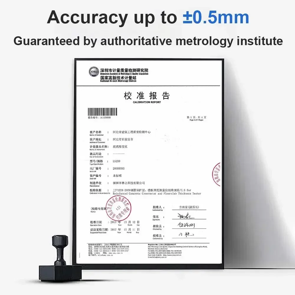 

2026NEW Premium Glass Thickness Gauge LS200 Glass Thickness Meter Installed Window Measuring Tool