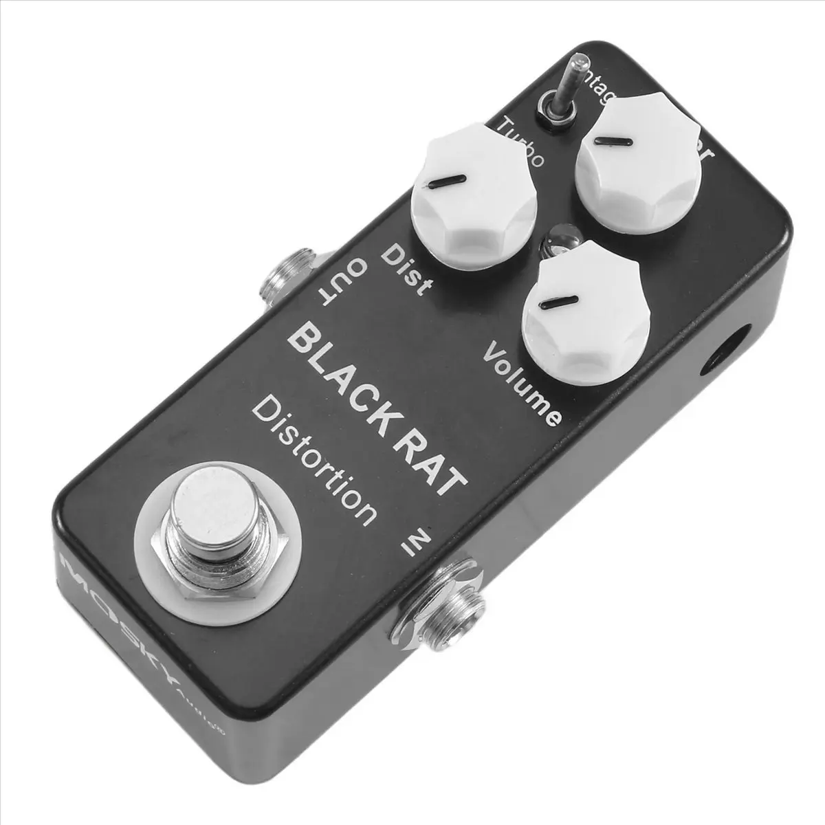 【HOT!TURE】Mosky Black RAT Distortion Mini Guitar Effect Pedal view 2