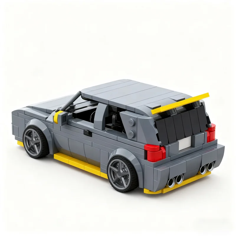 408 Stück MOC Volkswagen Golf GTI City Champions Super Car Modell Bausteine Architektur Spielzeug Weihnachtsgeschenke Idee Bildung
