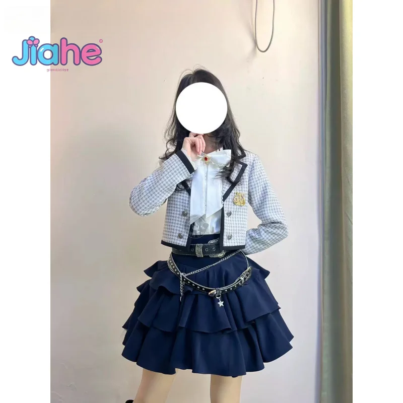 

Героиня, аниме-игра Love and Deepspace MC Xavier, карнавальный костюм, новое женское пальто, юбка, рубашка, униформа, костюм JK для Хэллоуина