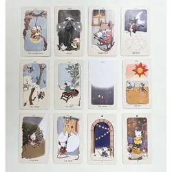 10.3*6cm 78 Pcs Cards MIMIT | Mini Mice Tarot: A Small-sized Tarot Deck, Filled with Big Lives and Adventures