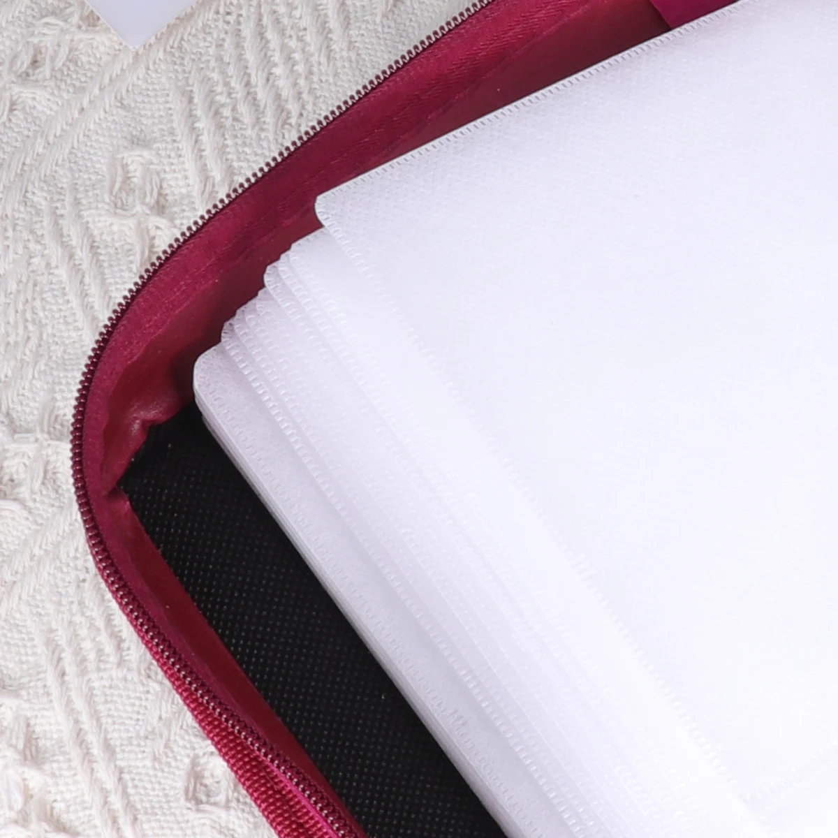 

DVD ganizer Large Capacity Holder Smooth Texture Moistproof Cloth Case for Home Car Use DVD Storage Bag CD