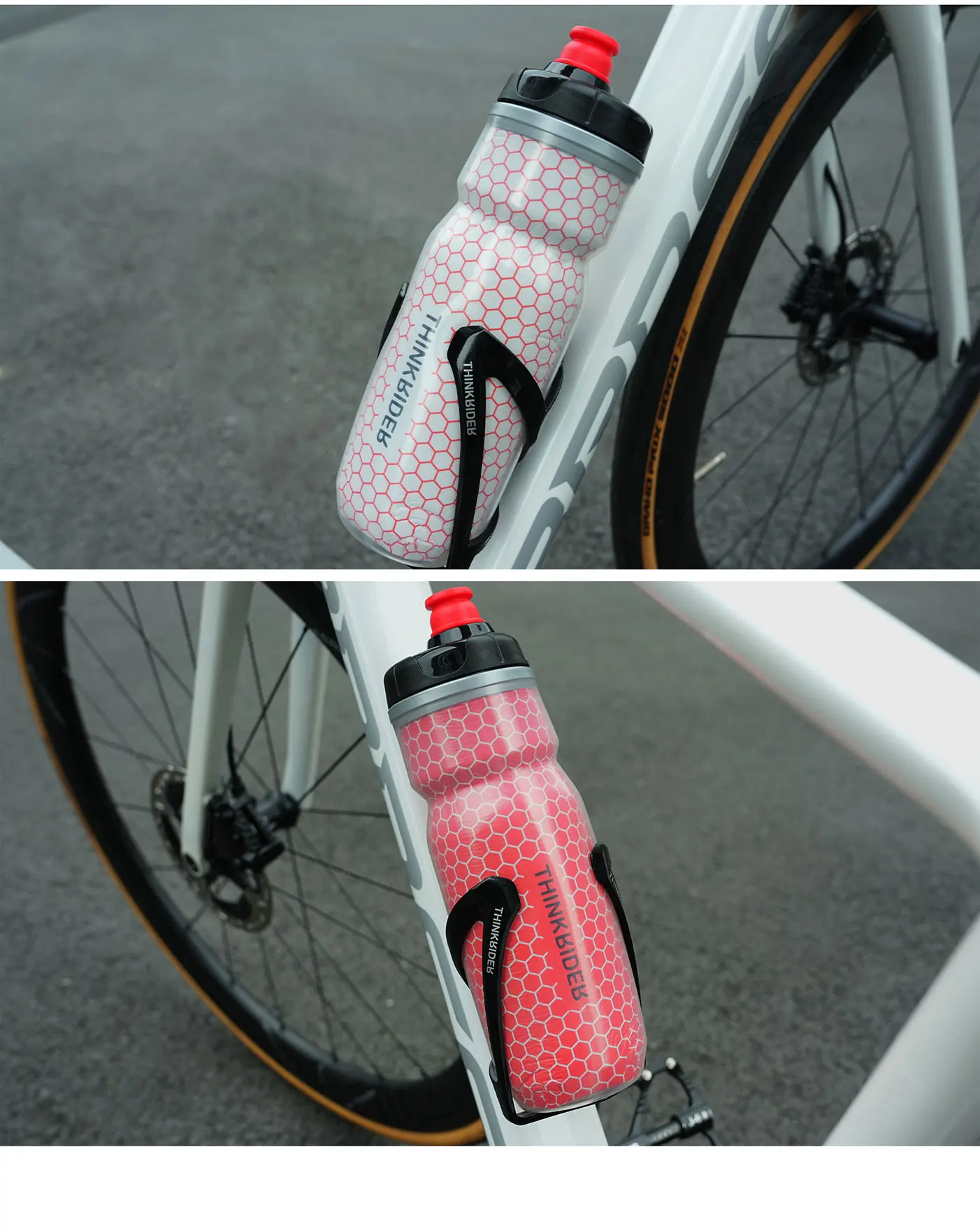 ThinkRider 620ML Cycling Keep Cold Bottle MTB Road Bike Portable Cup Lightweight Outdoor Water Bottle Bike Accessory_maomaolike.com