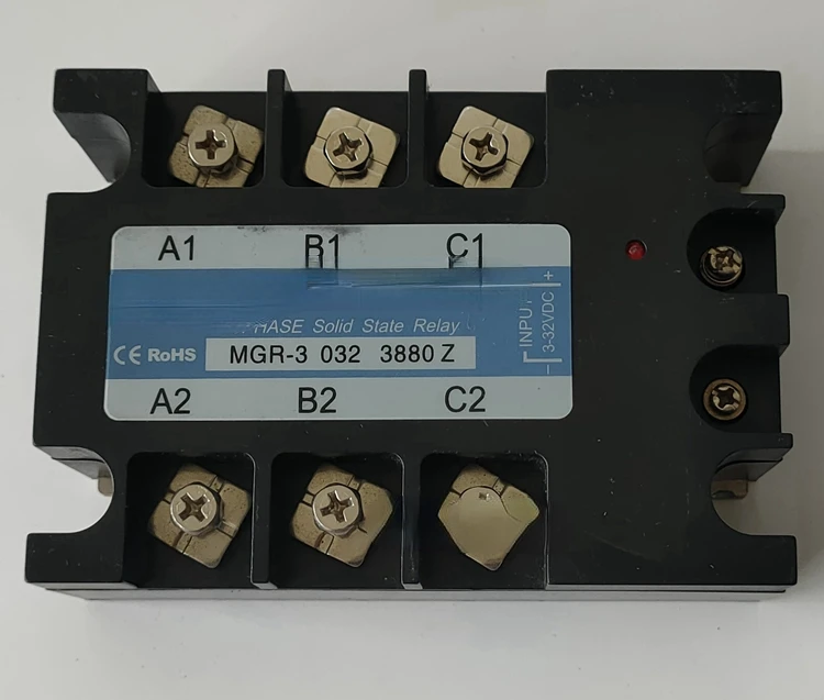 

MGR-3 032 3880Z Three-phase Solid-state Relay DC Controlled AC 80A High-power Electric Heating