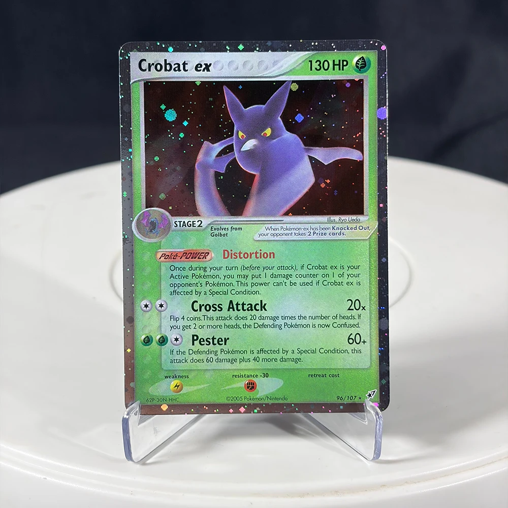 PTCG Proxy-Karten EX-Serie Rayquaza Gold Star Charizard Gengar Pikachu Hobbys Sammlerstücke Spielesammlung Anime-Karten