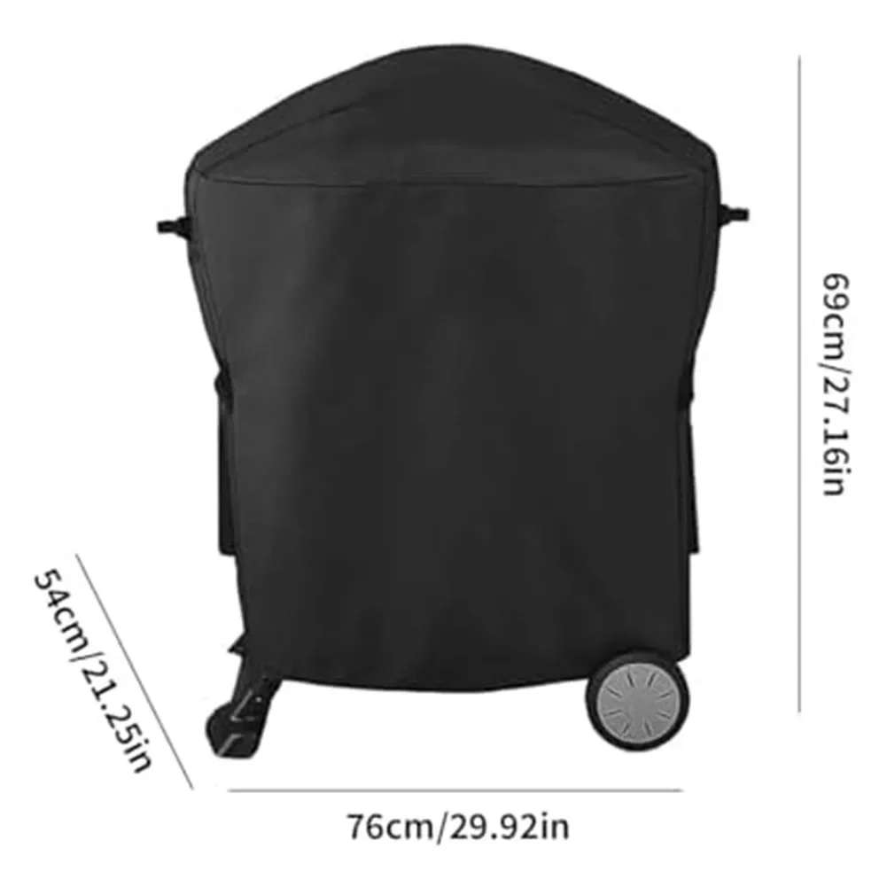 1pc Grill Cover For-Weber Q1000 Q2000 Series Dustproof Waterproof 210D Oxford Cloth Grill Cover Gardening Tools Parts