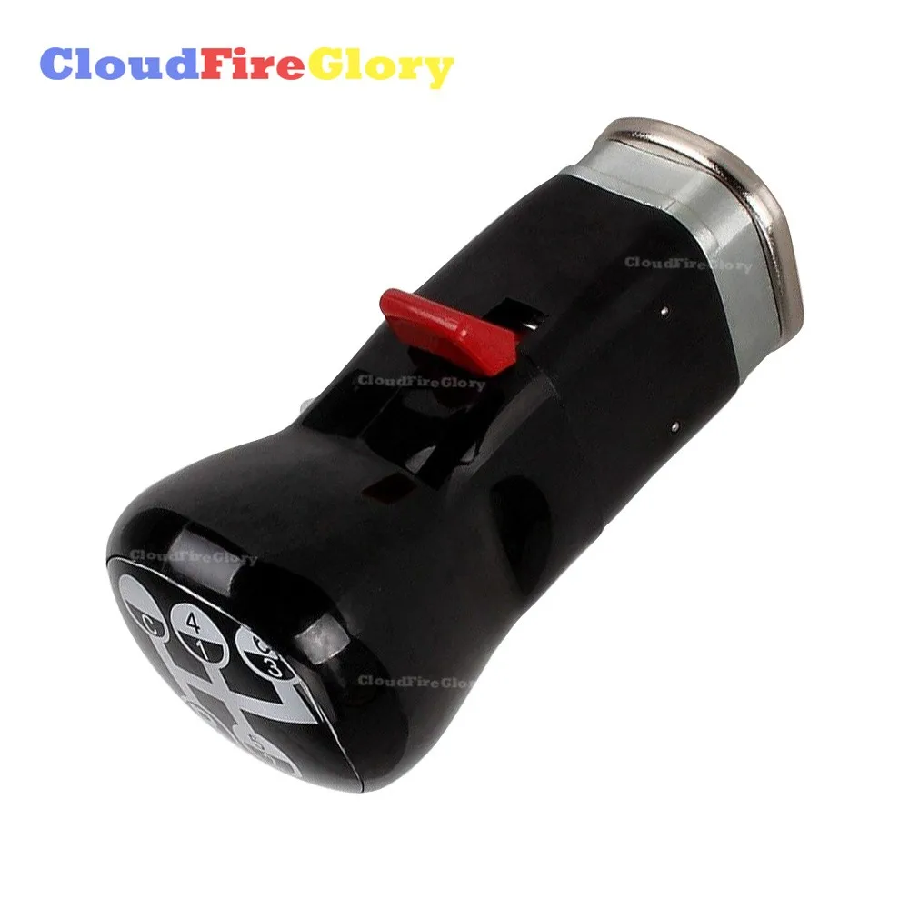 CloudFireGlory For Volvo FH FM Truck Manual Gear Shift Knob 6 Speed+R+C Black Plastic 1655853 4630490500