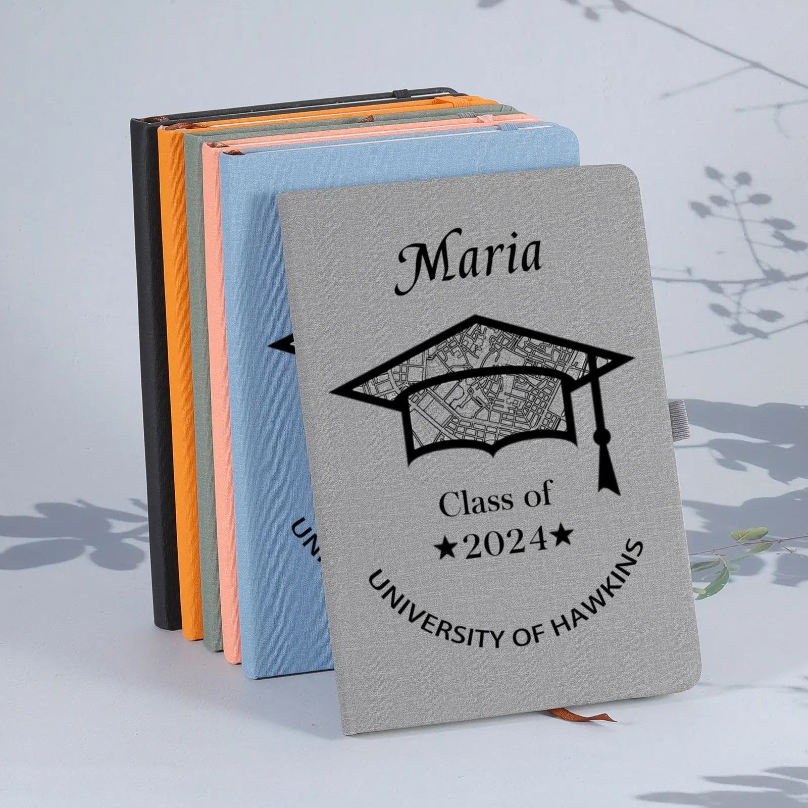 

Personalized Graduation Gift for Him Custom College Graduation School Map Notebook Back To School Gift for Her Him Class of 2024