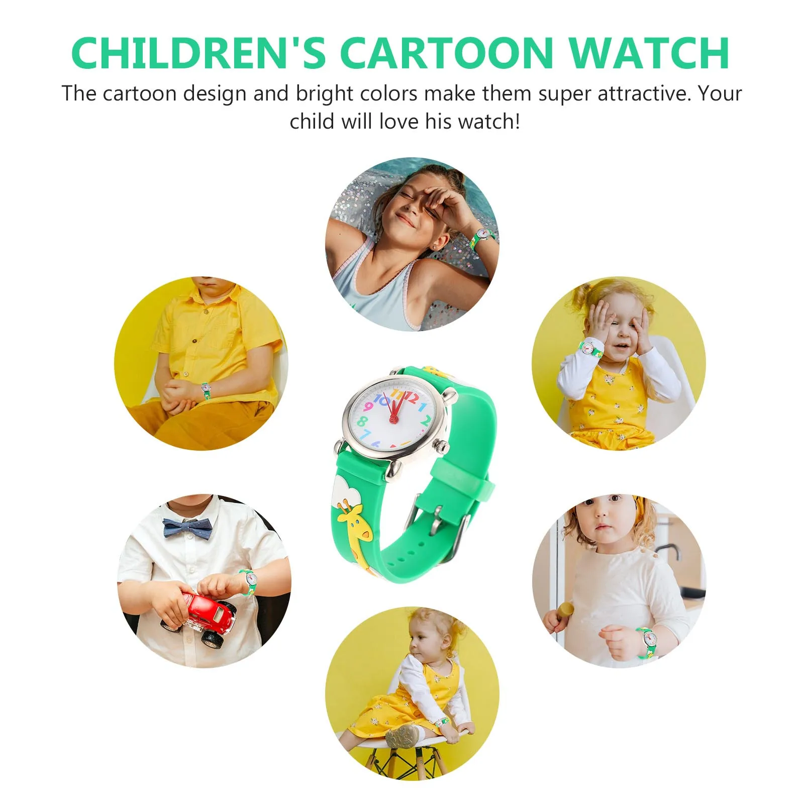 3D Watch Cartoon Watch for Beautiful and Popular Design Easy to Maintain Long-Lasting Usage Perfect for Gifts
