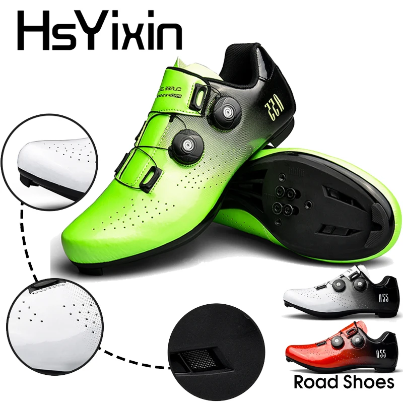 

Classic Cycling Shoes Men Women's Road Bike Boots For Shimano Road Bike Speed sneaker Road Bike Pedal Shoes Bicycle Shoes
