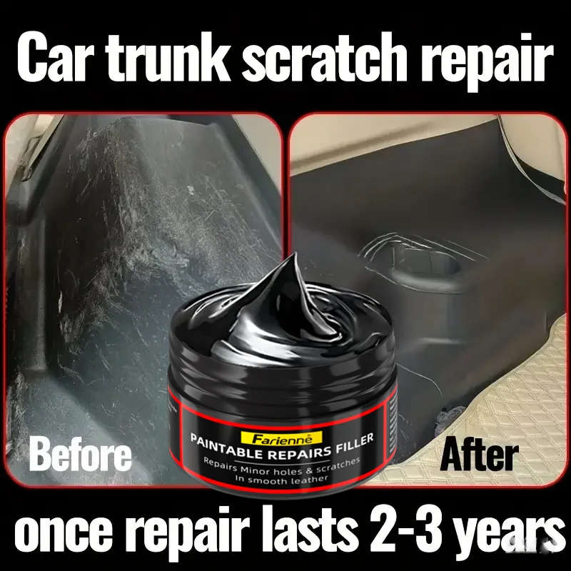 30G Car Leather Repair Cream Restorer For Seats Door Panels Trunk Scratch Repair Waterproof Long-Lasting Refurbishing Filler