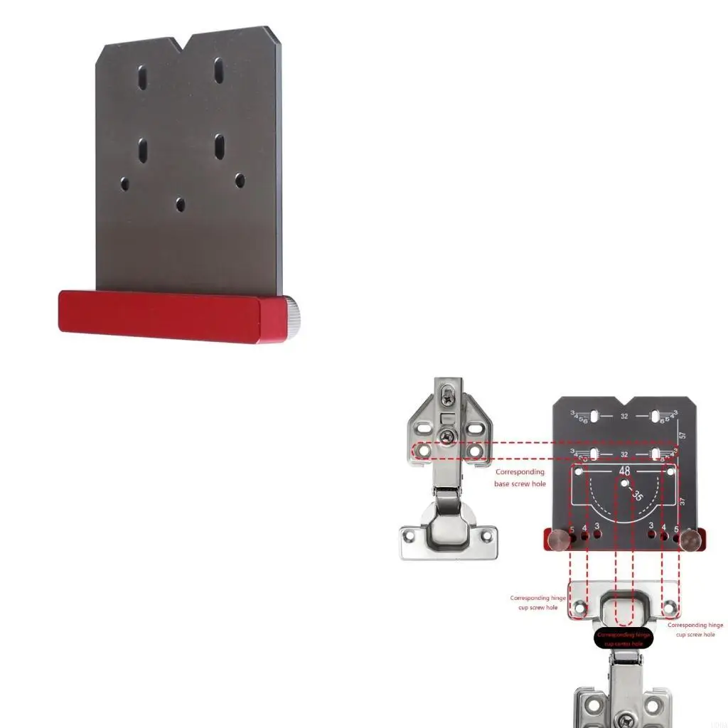 

35 мм локатор для пробивания петель, регулируемая отметка расстояния до края, позиционирующая пластина для отверстия в петле,