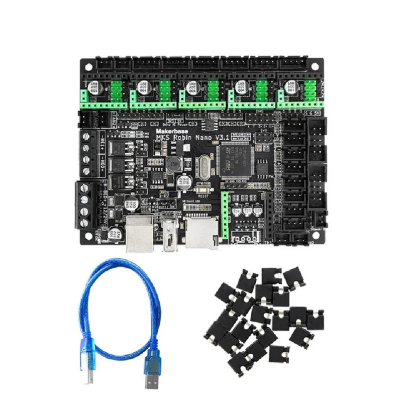 Imagem -02 - Mks Robin Nano Cartão de Controle Tela Ts35 Esp8266 Monitor Wifi 32 Bit 168mhz F407 Peças de Impressora 3d Nano v3