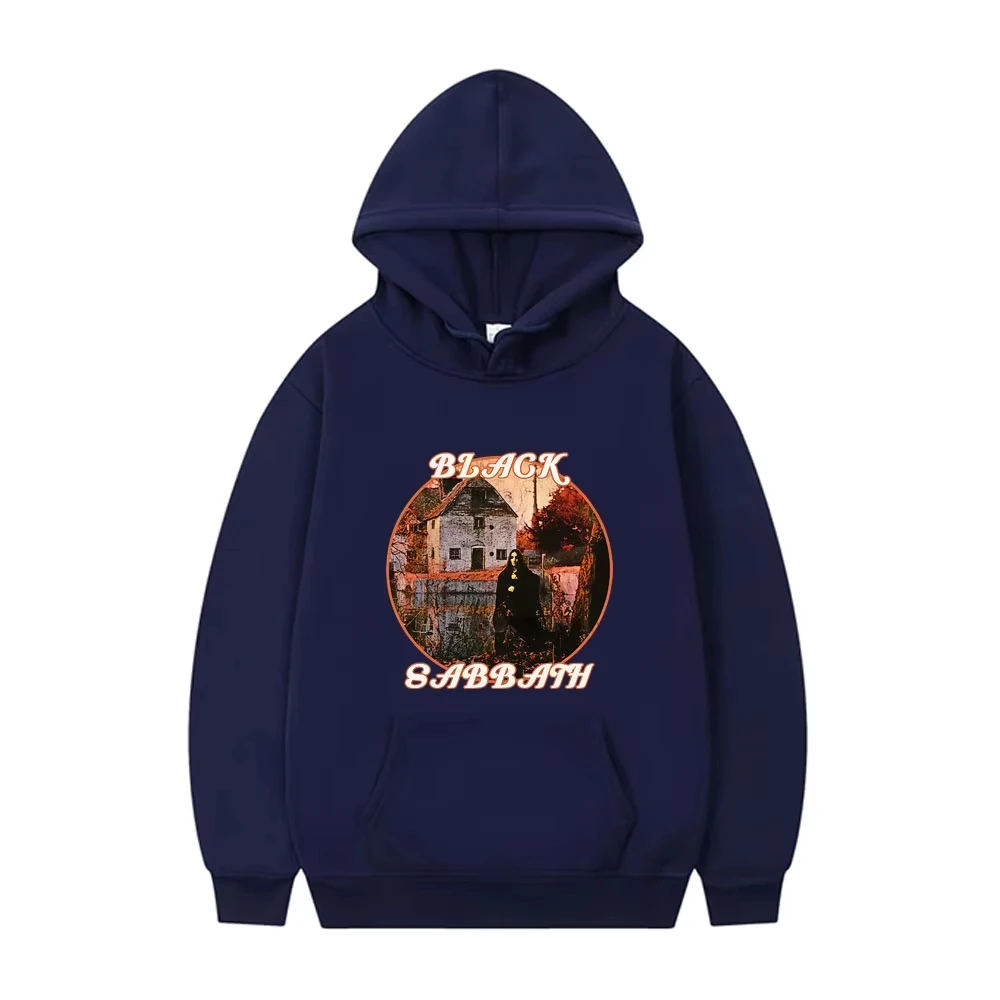 

Хеви-метал-рок-группа, черная толстовка с капюшоном Sabbath, Ozzy Osbourne, спортивный костюм с капюшоном, мужская и женская одежда, повседневные винтажные толстовки большого размера