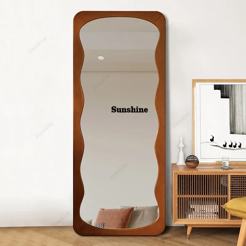 

French medieval full-length mirror, cloakroom floor mirror, wave full-length mirrorTJ