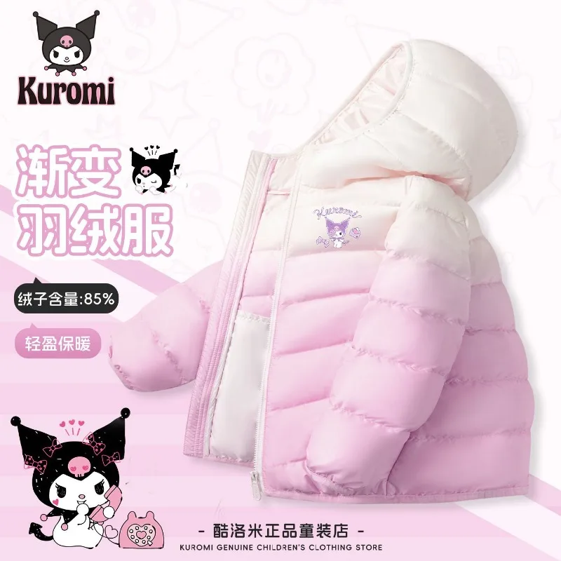 

Kawaii Kulomi Sanrio Children Cute Cartoon Comfortable Warm Down Jacket Windproof Coat Down Vest Christmas Gifts for Kids