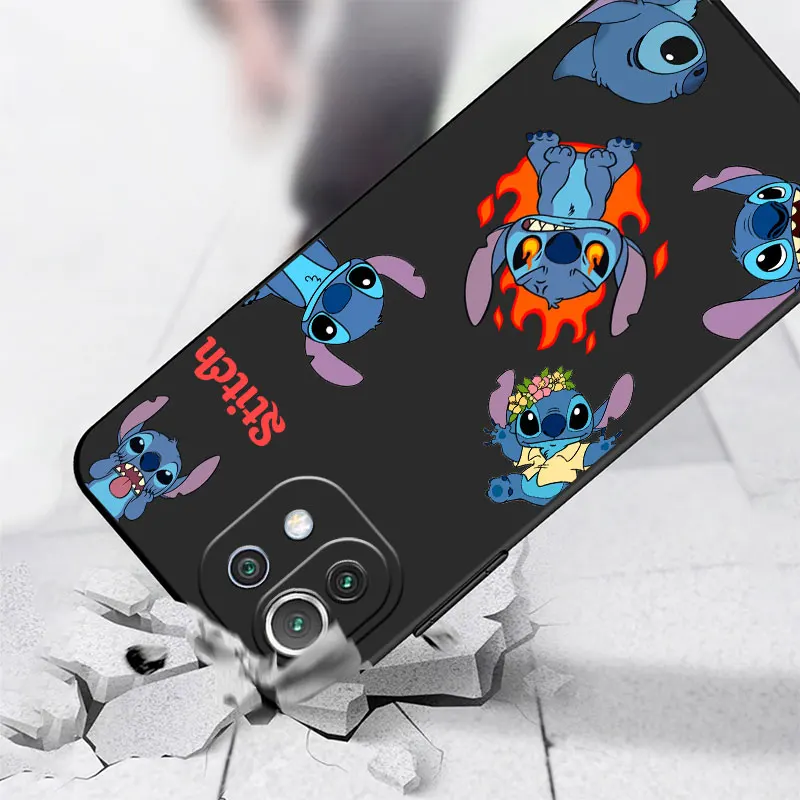 Case For Xiaomi Mi Poco X3 NFC 11 Lite 11T Pro X5 X4 M3 M4 F3 12 10T 9T F1 C40 C51 Soft Phone Cover Disney Stitch Mickey Marie image 5