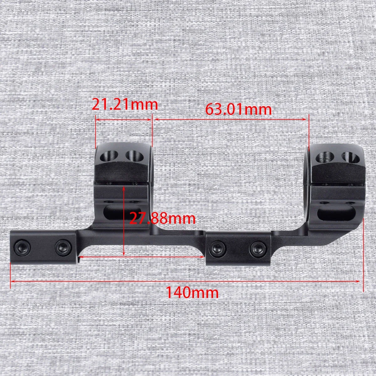 Tactical Optics One Piece 11mm Dovetail Scope Mount 1 inch 25.4mm 30mm Double Rings Hunting Accessories With Bubble Level