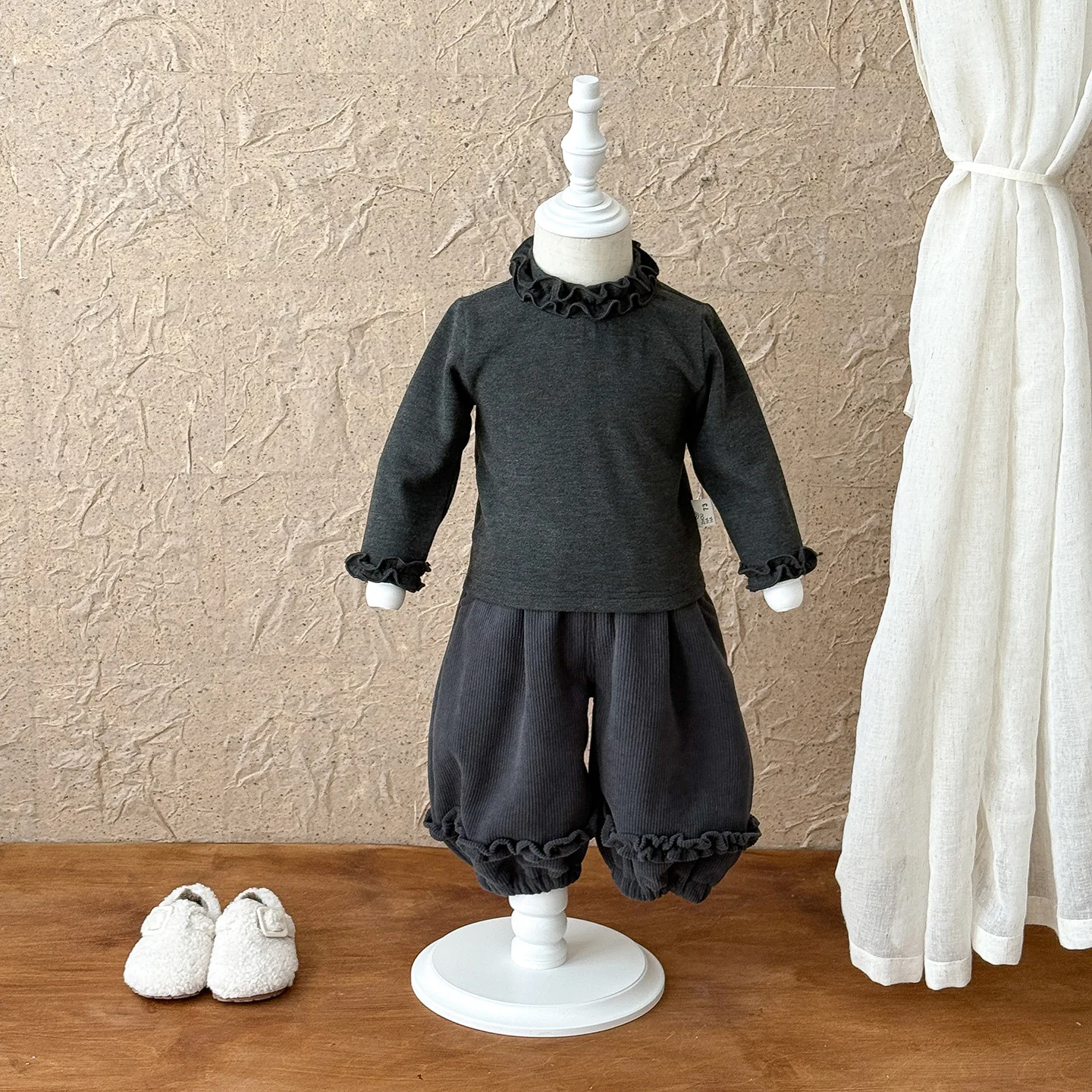 Girls Quilted Fashion Fall Winter Thick Warm Baby Girl Stylish Infant Kids Winter Warm Two Piece Set