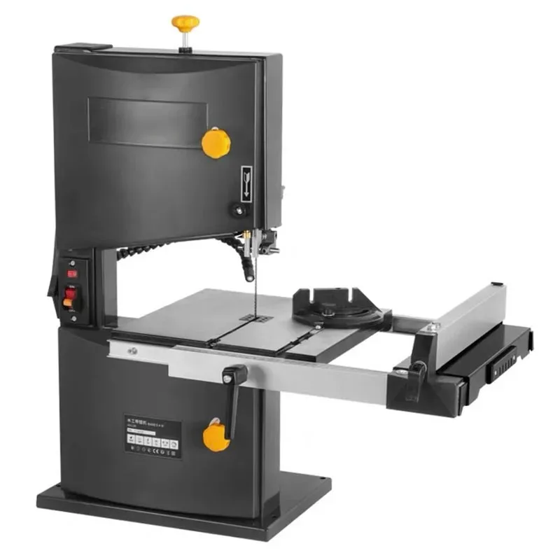 Useful 9 Inch 550W Band Sawing Machine Woodworking Wire Cutting Machine Household Jigsaw Woodworking Saw for Precision Cutting