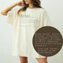 Retro Xaden Riorson Xaden Fourth Wing Shirt Rebecca Yarros Apparel Unisex Tee Cotton Shirt Fantasy Apparel Y2K Top Streetwear