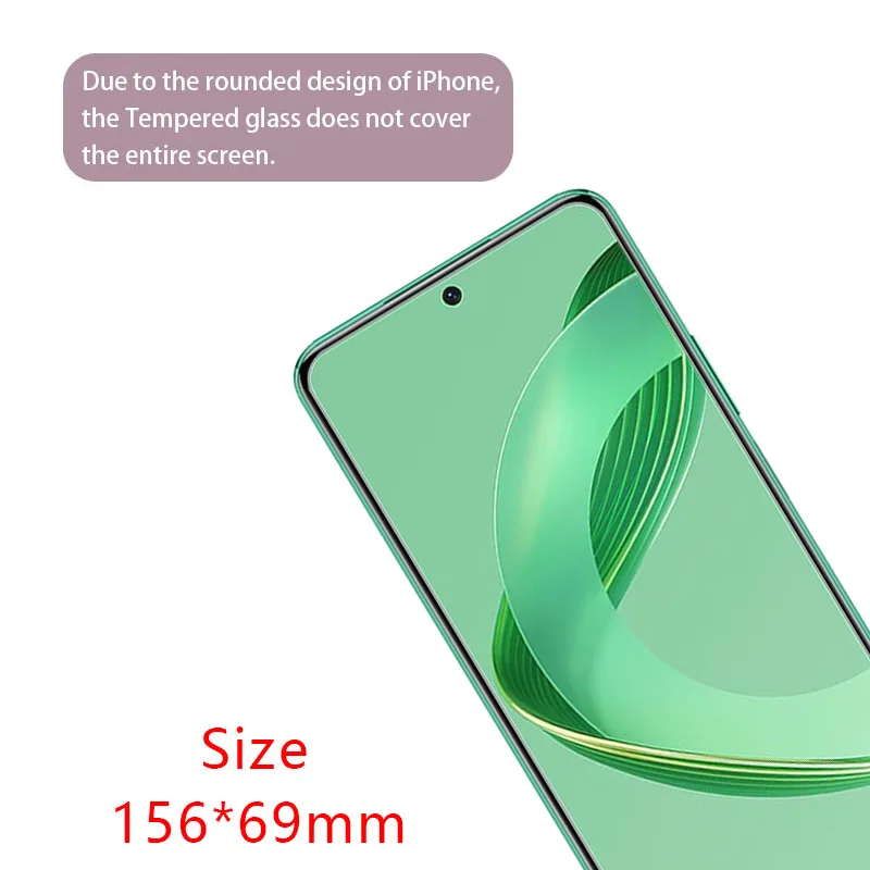 واقي شاشة لهاتف هواوي نوفا 12 se زجاج مقسى واقي على فيلم نوفا 12 12se nova12se 9h هواوي هواوي هواوي