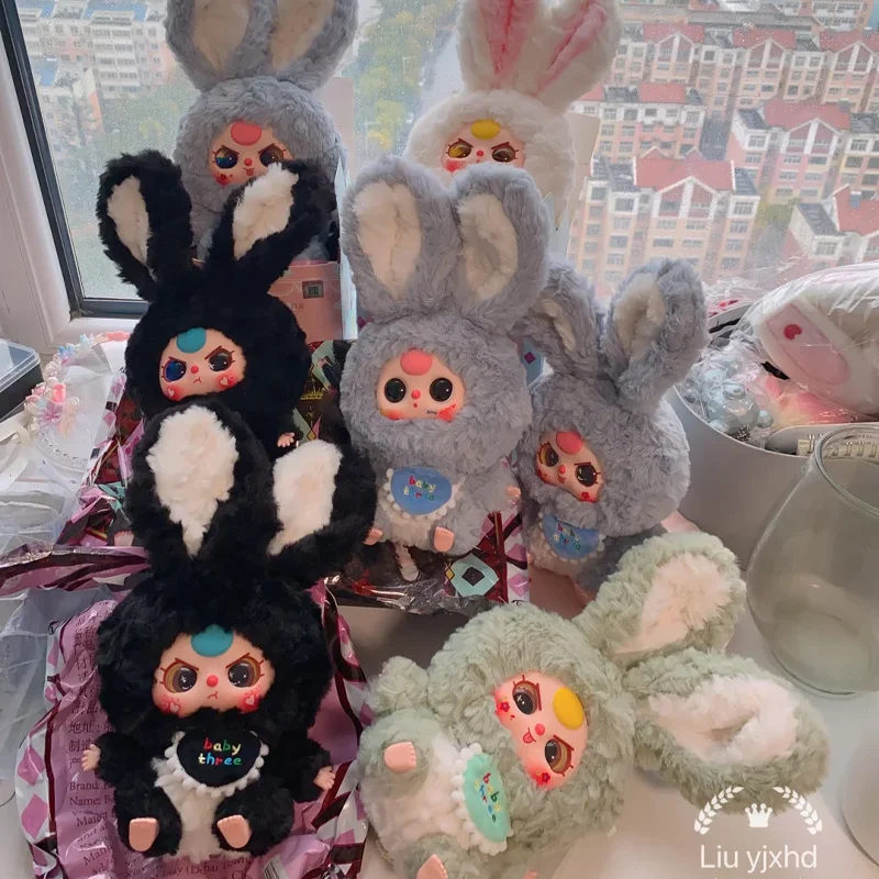 

Baby Three Lily Rabbit Town Series слепая коробка плюшевая игрушка милая кукла кулон изысканный настольный загадочные подарки модные коллекционные