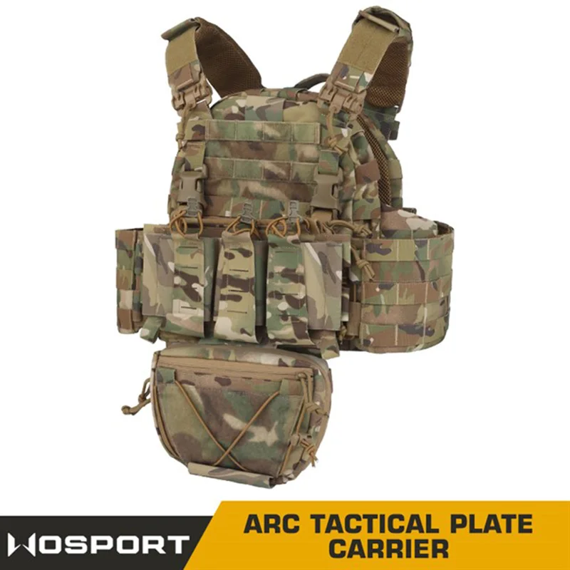 ARC Tactical Plate Carrier Tubes Quick Release Airsoft Tactical Vest Full Set