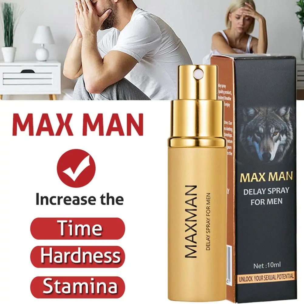 Wolf MAX Man Delay Spray For Men Keep Sex Longer,Premature Ejaculant Supplement Spray,Extra Strong Delay Spray，10ml N2K1