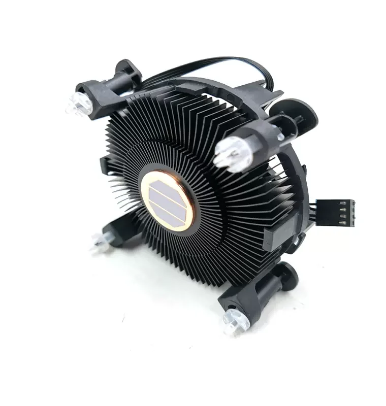 free shipping Intel 12th generation 1700 pin CPU heat sink copper core 4-wire PWM desktop computer silent fan