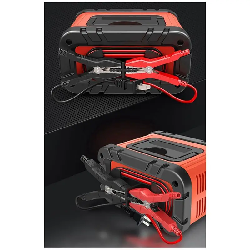 【Charger】 7-Segment 12V24V Car Battery Charger, Lead-Acid 12V24V Charger, Lcd Car Charger, Motorcycle Charger US Plug