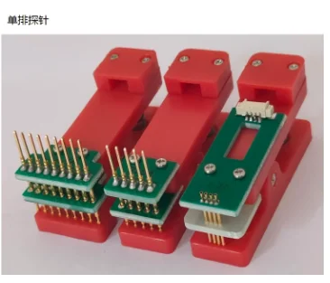 2.54mm spacing Test stand PCB clip Clamp Fixture fixture Probe pogo pin Download Program Burn 3P 4P 5P 6P 7P 8P 9P 10P Single/do