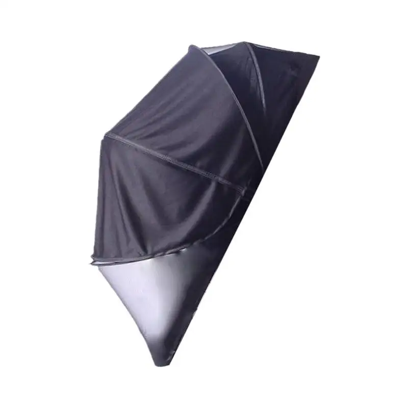 Stroller Cover For Sun UPF50 Stroller Gnat Mesh Net Canopy Breathable Two-Way Zipper Bassinet Attachment For Outdoor Hot Weather