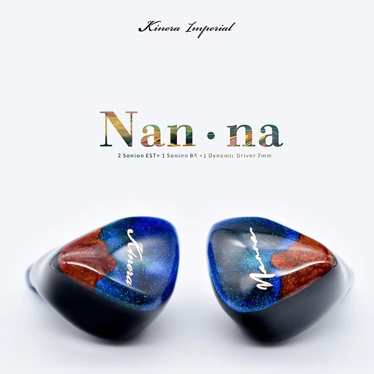 

Kinera Nanna 2.0 1DD+1BA+2EST Гибридный привод IEMs HiFi-вкладыши Проводной мониторинг Высококачественные наушники для энтузиастов