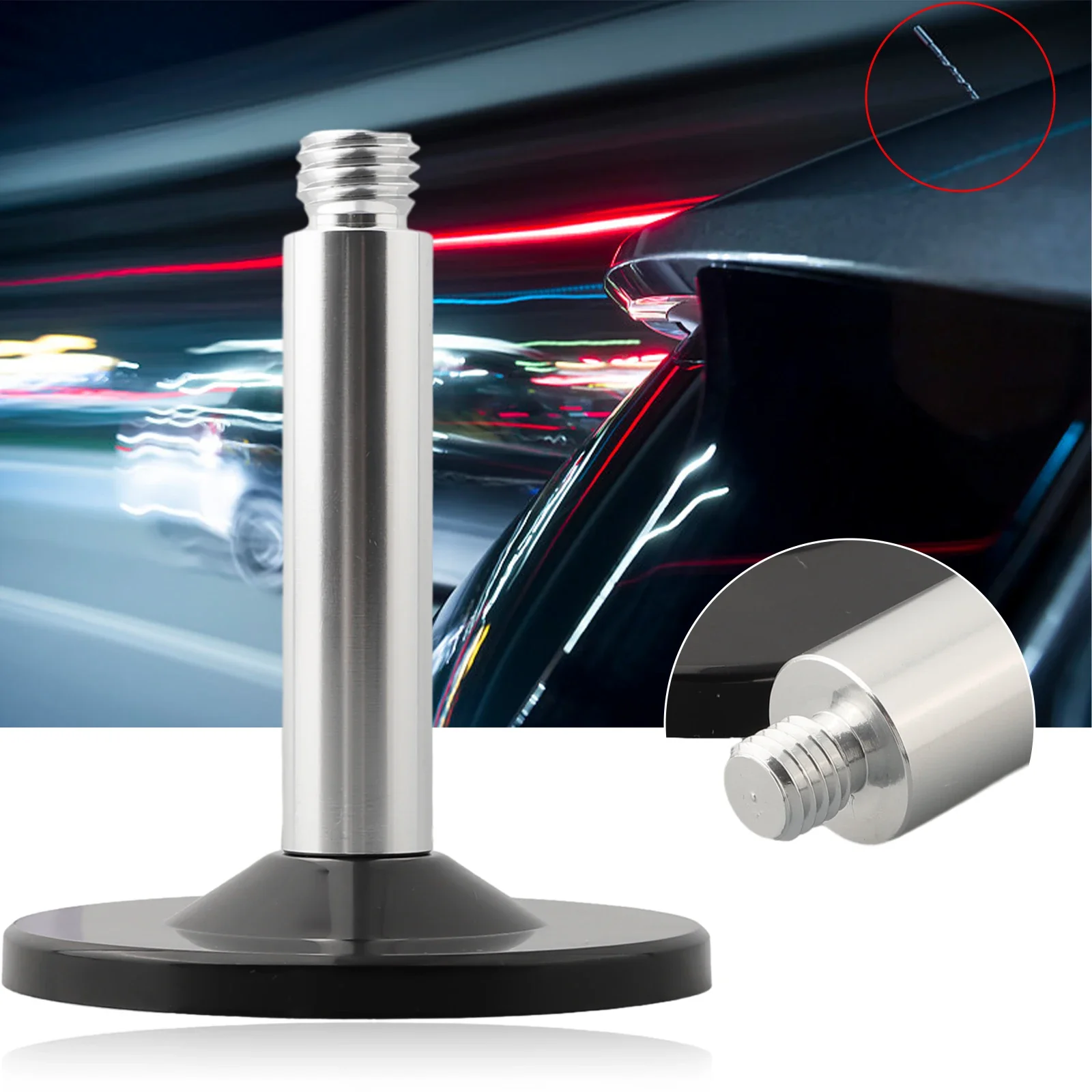 RF Antenna Base 5 8-11 THREAD Accessories Aluminum Anti-rust Moisture-proof Parts Plastic Shell 1 Pcs With Connector