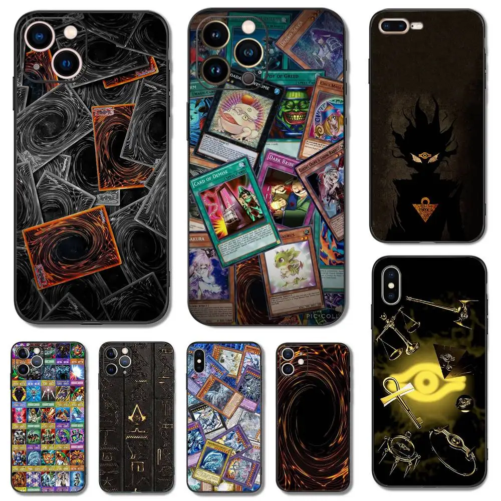 

Game Yu-Gi-Oh Card Phone Case For iPhone 16,15,14,13,12,11,Pro,X,XS,Max,XR,Plus,Mini Soft Silicone Black Shockproof TPU