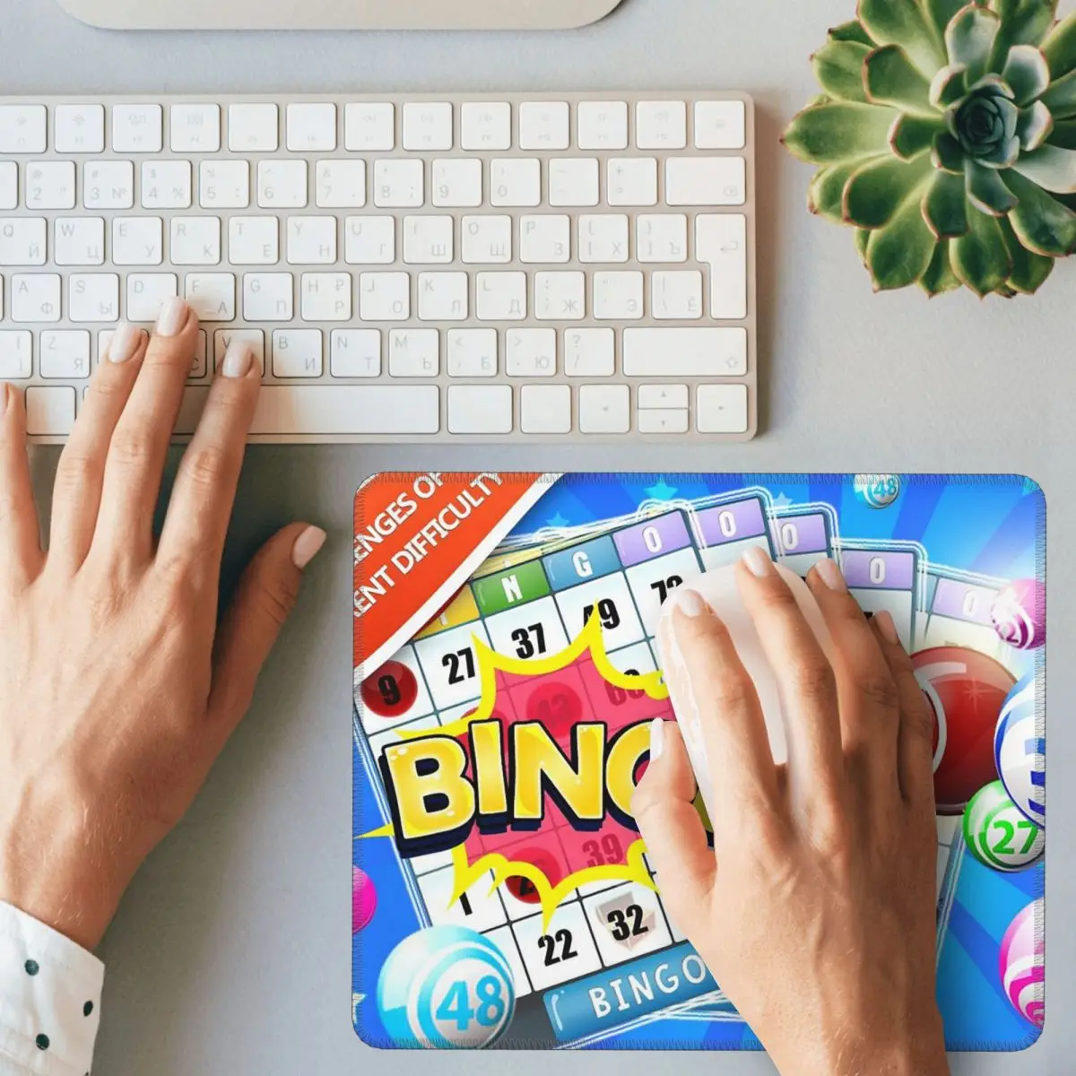 لعبة بينغو كوين لاعب ماوس الوسادة الكمبيوتر لوحة المفاتيح ماوس حصيرة ألعاب الكمبيوتر المحمول مكتب حصيرة مكتب الملحقات الجدول الحصير