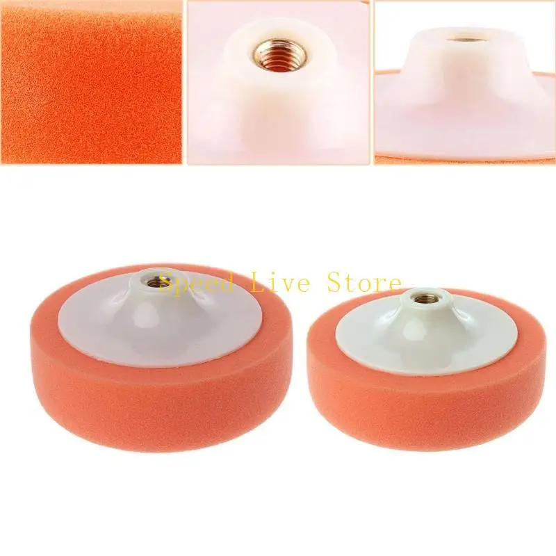 547C Universal Pad Polisher Sponge Wheel for Car Buffer Compounding Polishing 14cm Buffing Polishing Pad Buffing Sponge Pads