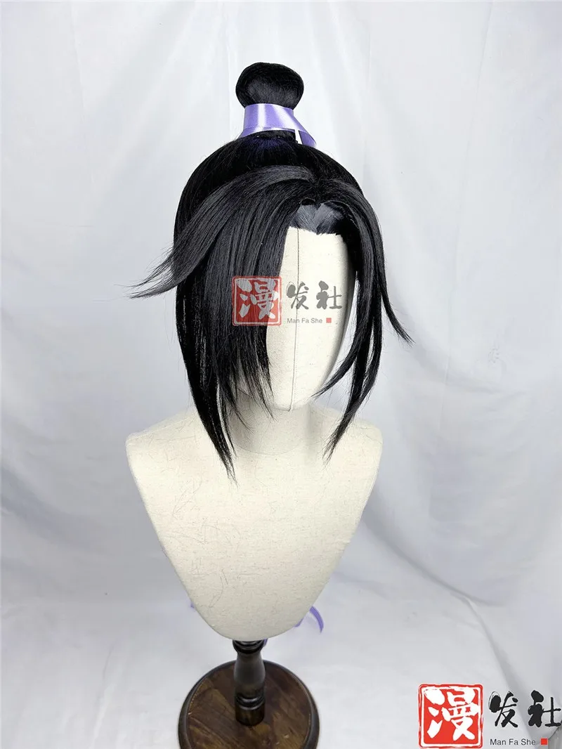 スタイル江チェンコスプレウィッグアニメ Mo Dao Zu Shi Cos かつらセット古代スタイルかつら小道具アクセサリーギフト