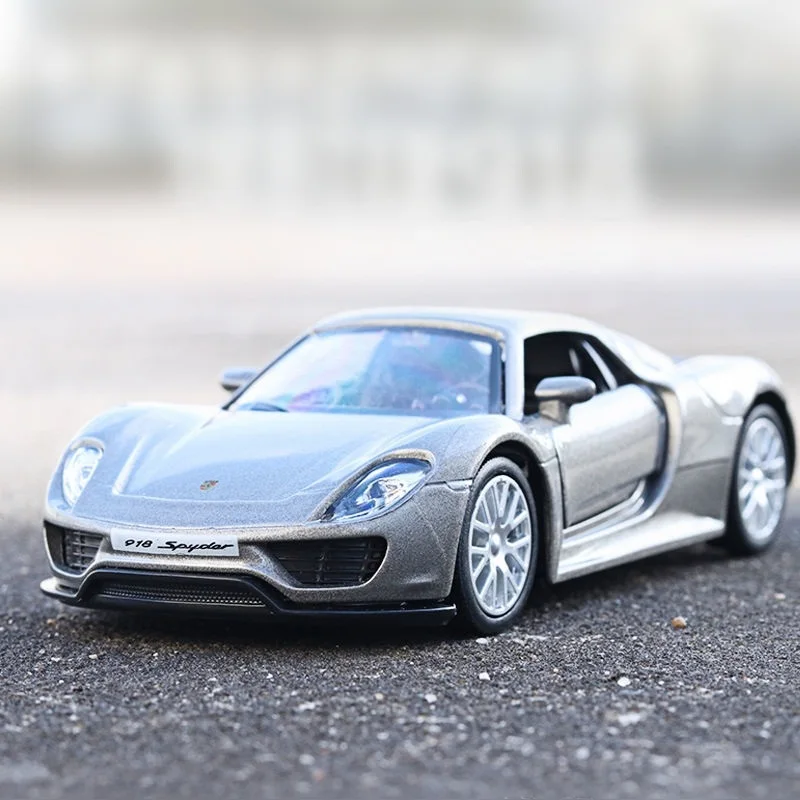 

1:36 Alloy Collection Model Metal Car 918 Spyder Luxury Supercar Simulation Exquisite Diecasts & Toy Vehicles Gifts For Children